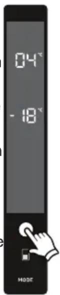 ELECTROLUX LNC7MD32W2 - Temperaturinställningar för kyl - 1