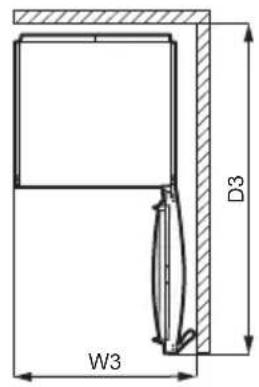 ELECTROLUX ERT6MF38W - Mål - 3