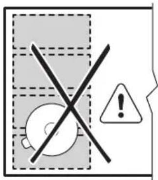 ELECTROLUX HKK670MF - Rätt placering av kokkärl: - 2