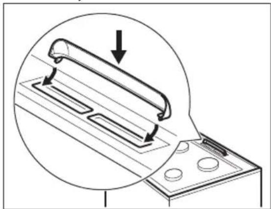ELECTROLUX LKR6200N1W - Installera ångutloppsskyddet - 1