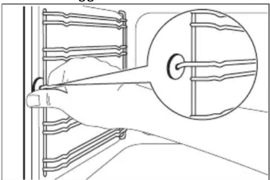 ELECTROLUX LKR64003NW - Udtagning af ovnribber - 1