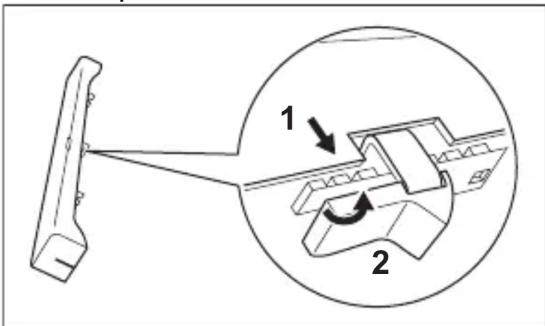 ELECTROLUX LKR66040SX - Deactivating the mechanical door lock - in the main oven - 2