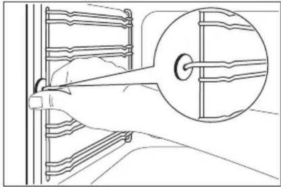 ELECTROLUX LKI66851NX - Udtagning af ovnribber - 1