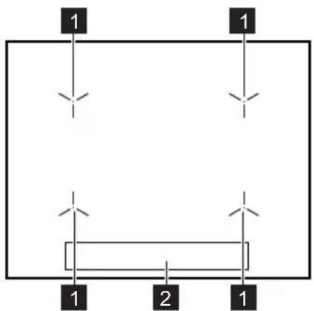 ELECTROLUX LKI64401NW - Oversigt over kogeplade - 1