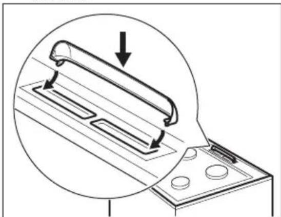 ELECTROLUX LKR620001W - Montering af dæksel til dampudsugning - 1