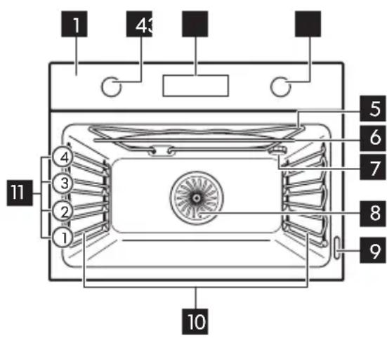 ELECTROLUX OOM705CZ - Generelt overblik - 1