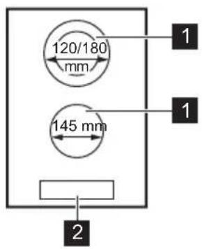 ELECTROLUX HOC335F - Oversigt over kogepladens overflade - 1