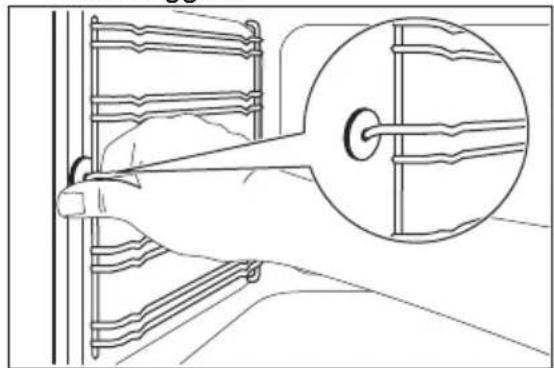 ELECTROLUX LKI66440NX - Udtagning af ovnribber - 1