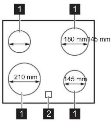 1 1 180 mm 145 mm 210 mm 145 mm 1 2 1
