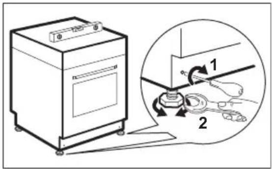 ELECTROLUX EKC6060BOW - Nivellering - 2