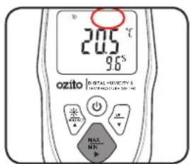 20.5 °C 96S ozito GLOBAL HISTETICS & INSTRUMENTS & INC. MAX. MP.