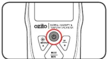 ozito | DIGITAL LAUNCH & TEMPERATURE METER POWER ON MAX MIN