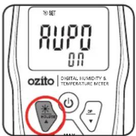 SET RUPD ON ozito | DIGITAL HUMIDITY & TEMPERATURE METER HOURS OP MAIN