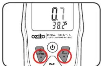 0.7 38.2% ozito DIGITAL HUMIDITY & MUSTING/LINE MILEX MAX