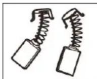 Ozito SCMS-2125 - Carbon Brushes - 1