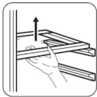 ZANUSSI ZRA540CW - Flytbare hylder - 1