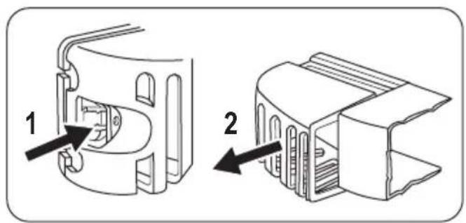ZANUSSI ZRA540CW - Byte av lampan - 1