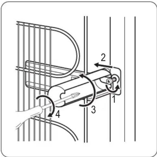 ZANUSSI ZRA540CW - Bakre distanshållare - 1