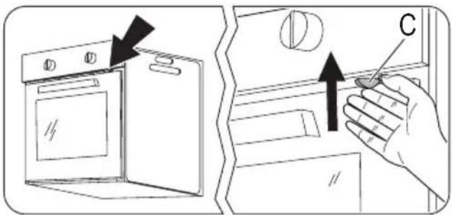 ZANUSSI ZYB461X - Luukun mekaaninen lukitus - 2