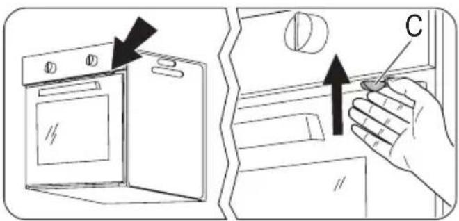 ZANUSSI ZYB461X - Mekanisk dørlås - 2