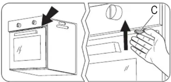 ZANUSSI ZYB461X - Mekanisk dørlås - 1