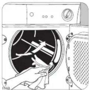 ZANUSSI ZTE 290 - Rengöra luckan - 2