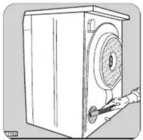 ZANUSSI ZTE 290 - Korrekt placering av vattenbehållare. - 1