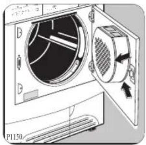 ZANUSSI ZTE 290 - Rengöra luckan - 1