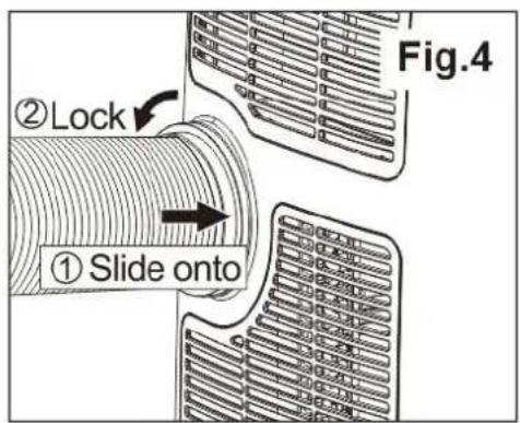 ②Lock ① Slide onto Fig.4