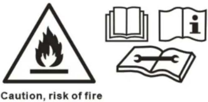 Caution, risk of fire