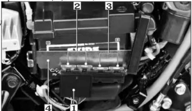 Labeled mechanical component diagram with numbered parts and annotations