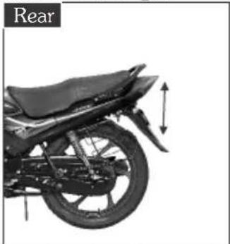 HERO Passion Pro (2015) - SUSPENSION Inspection - 2