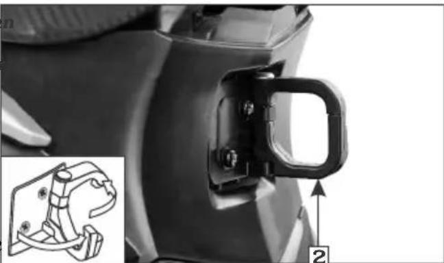 HERO Maestro Edge (2015) - REAR LUGGAGE HOOK (Optional in LX Model) - 1