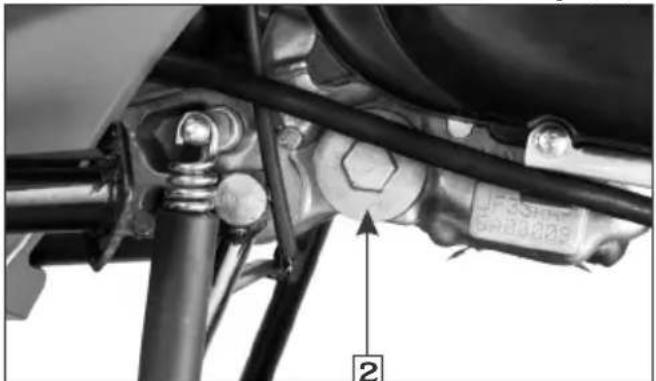 HERO Maestro Edge (2015) - Engine oil replacement/Oil strainer cleaning - 2