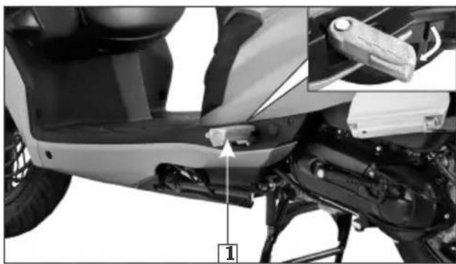 HERO Maestro Edge (2015) - PILLION FOOTREST - 1