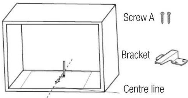 Screw A Bracket Centre line