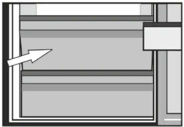 Cylinda KF7400NERFHE - Mjölkprodukt (kallförvaring) facket - 1