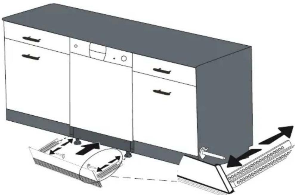 Cylinda DM 4310 E - Montering af maskinen under bordet - 6