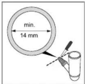 min. 14 mm