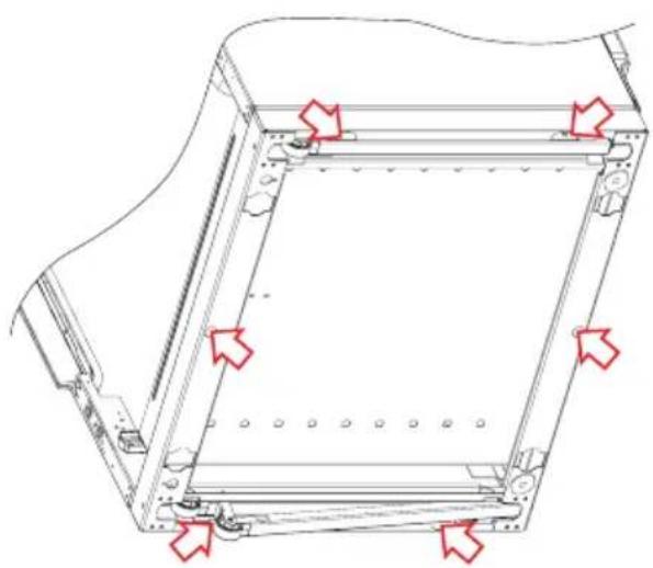Cylinda S 6264 KVE - Ändra spisen från 85 till 86,5 cm - 1