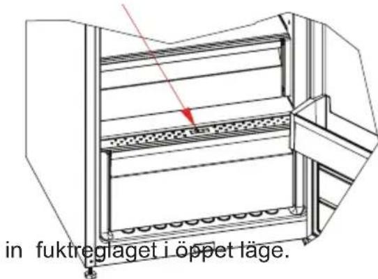 in fuktreglaget i öppet läge.