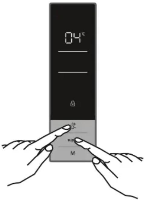 Cylinda K3385NHRFE - Sådan slås børnesikringen fra - 1