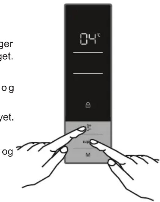 Cylinda K3385NHE - Sådan slås børnesikringen fra - 1
