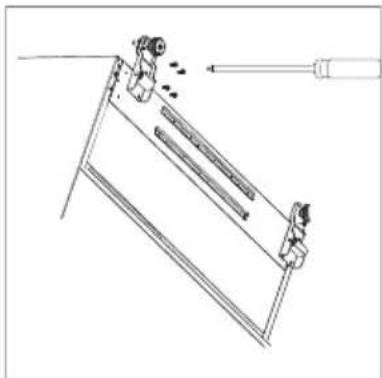 Exquisit SBS145-040FSLM - Démontage des portes - 5