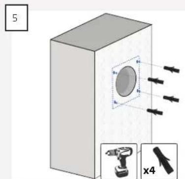 Thermex THR100 - MONTERING AF VENTILATOREN - 5