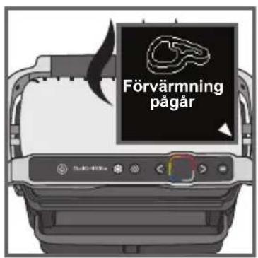 < 180°C > Preheating OK