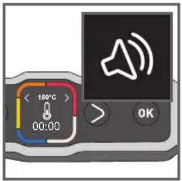 < 180°C > 00:00 OK