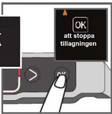OK att stoppa tillagningen