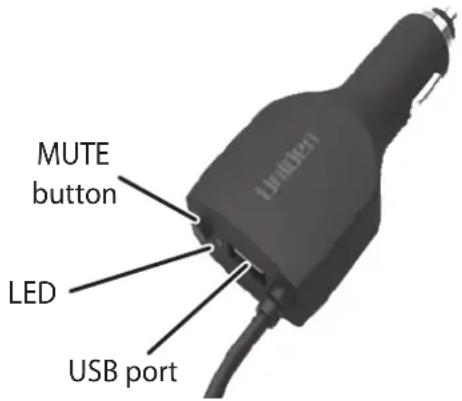 MUTE button LED USB port