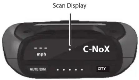 Scan Display mph C-NoX MUTE / DIM CITY